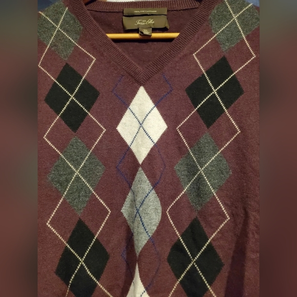 Tasso Elba Pure Cashmere Sweater - Picture 2 of 5